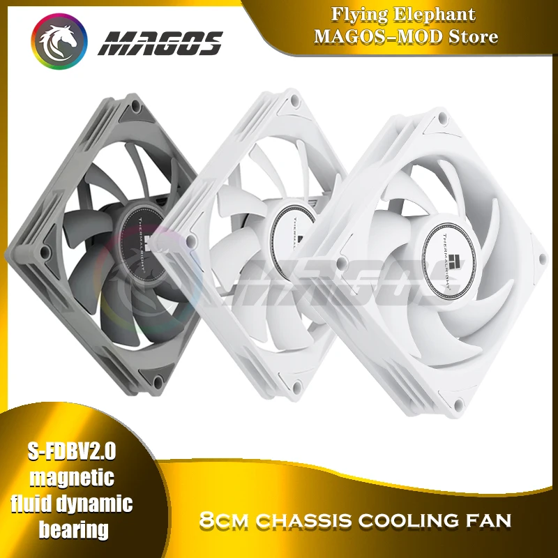 

Thermalright TL-8015 80mm Ultra-thin Desktop Cooling Fan Computer Fan Cooler DC12V Fan For PC Case