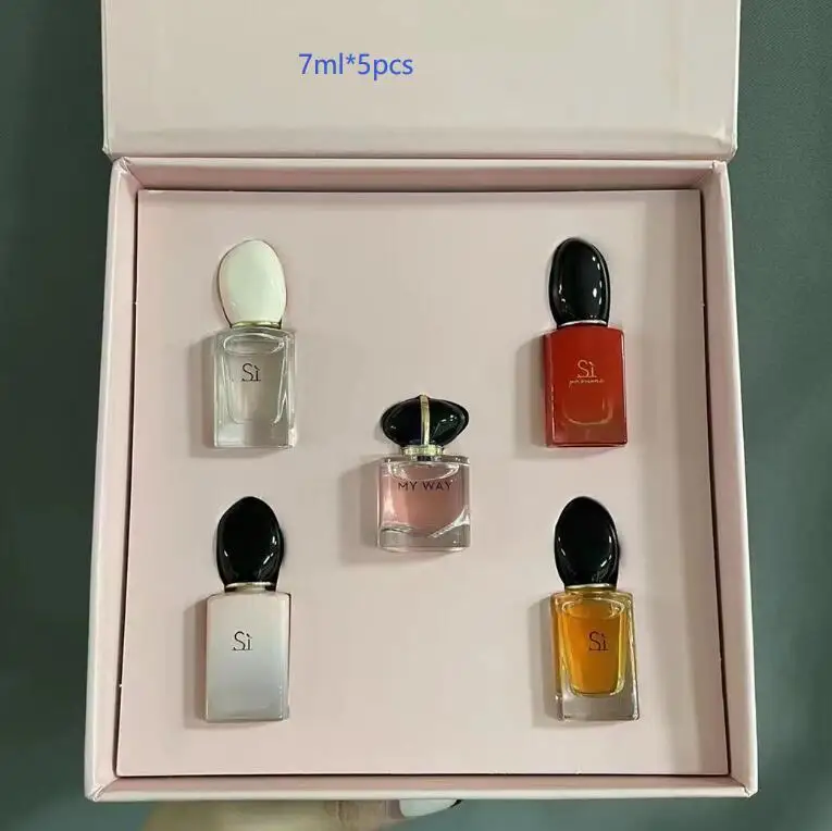 

top quality brand si mini set perfume floral long lasting natural taste with atomizer for men fragrances