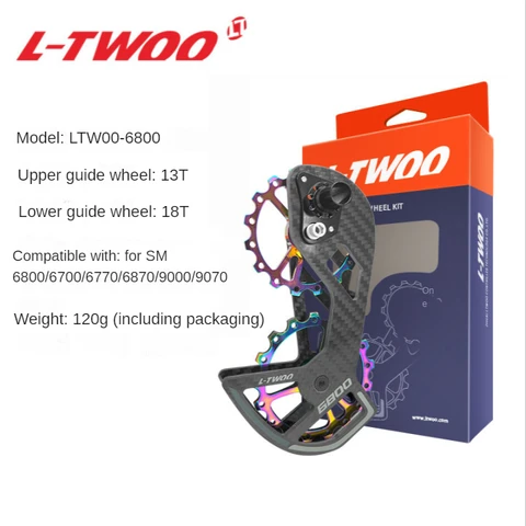 Велосипедный керамический подшипник LTWOO UT 105 из углеродного волокна, комплект шкивов для джоки, задние переключатели, направляющее колесо Ultegra / DURA ACE / 105