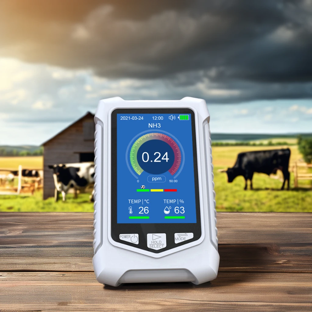 Портативный детектор аммиака 5 в 1 профессиональный тестер концентрации NH3 с