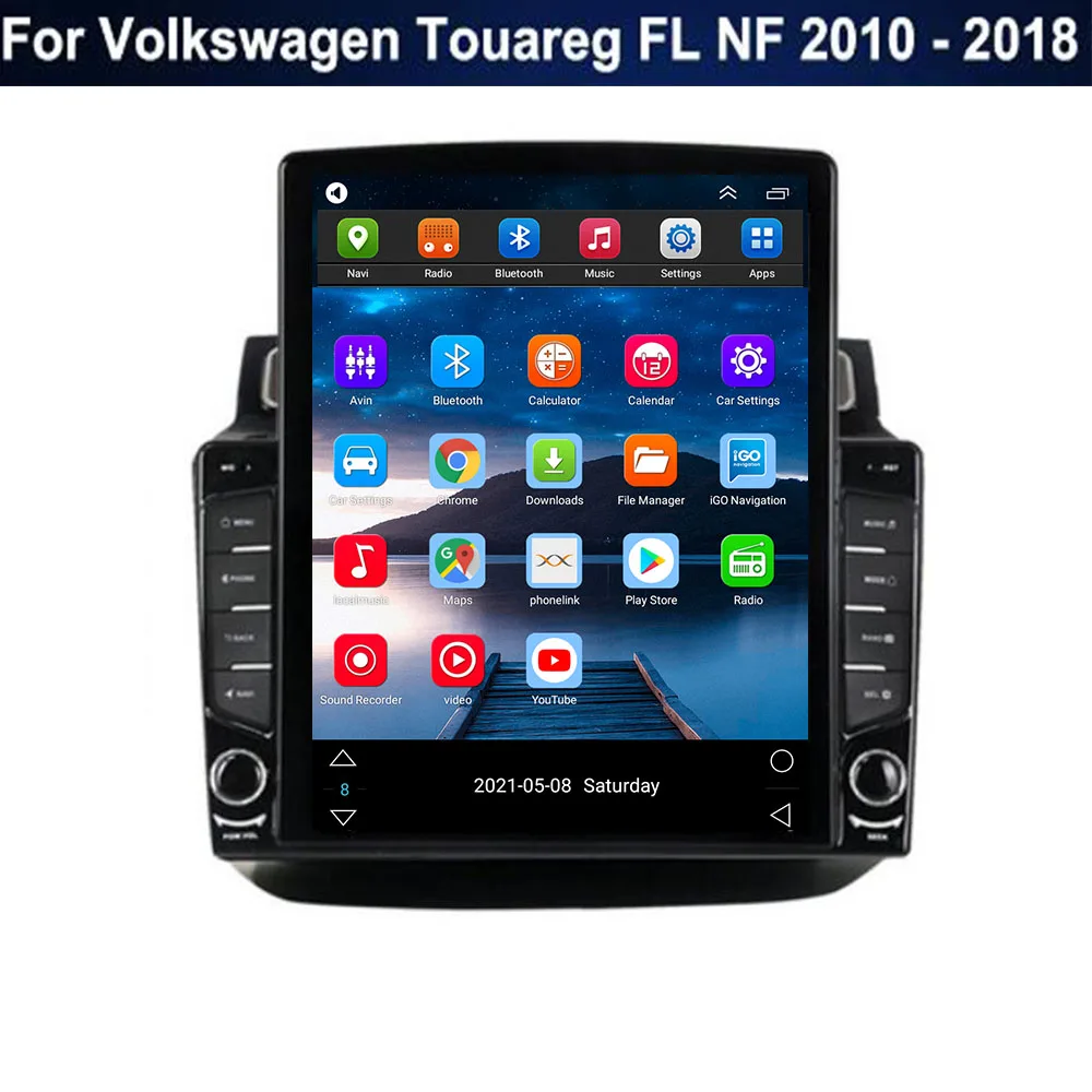 

Car multimedia system 2 din Carplay Android Auto Car Radio For Volkswagen Touareg FL NF 2010 - 2038 Tesla Style GPS 2din BT
