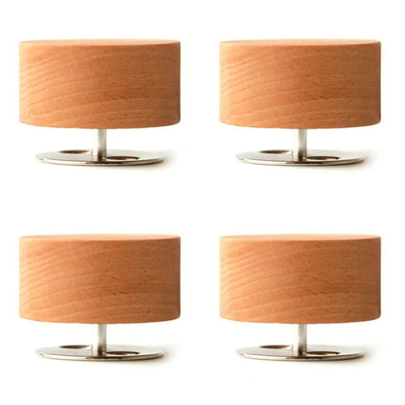 

4X Clockwork Rotation Round Base Musical Boxes Wooden Music Box Wood Crafts Retro Birthday Gift Vintage