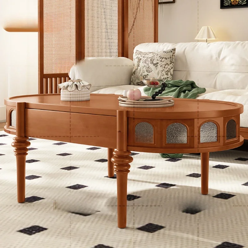 Черный журнальный столик для хранения вещей Уникальный деревянный