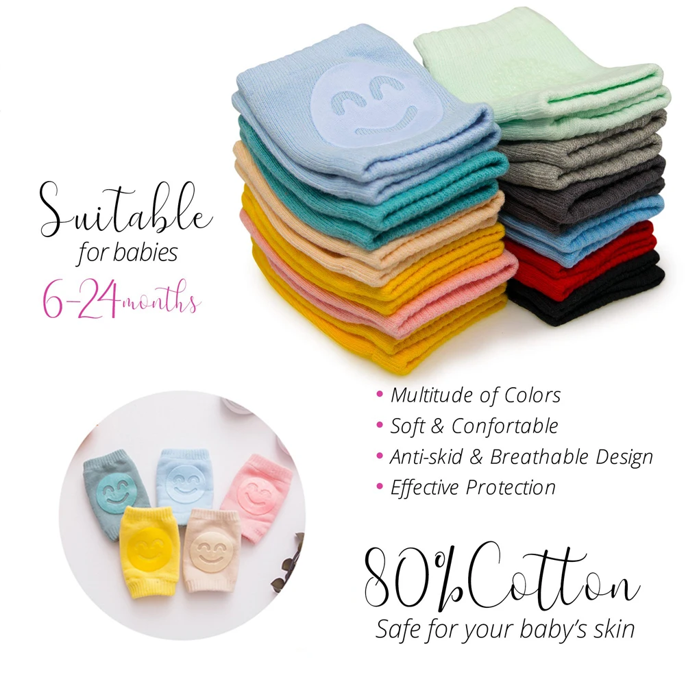 Baby Knee Pad Kids Safety Crawling Elbow Cushion Infants Toddlers Protector Safety Kneepad Leg Warmer Girls Boys Accessories