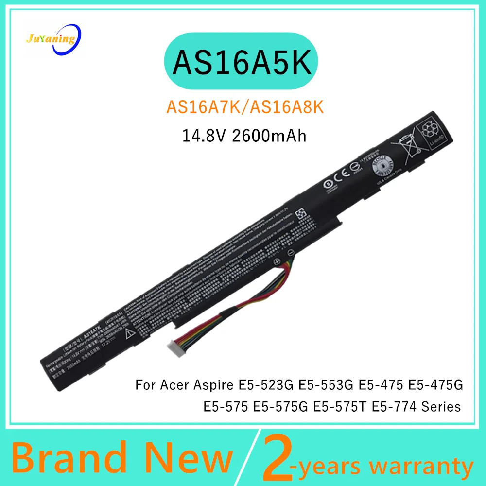 Аккумулятор для ноутбука Acer Aspire E5-523G E5-553G E5-475 AS16A5K AS16A7K AS16A8K E5-475G E5-575 E5-575G E5-575T E5-575TG