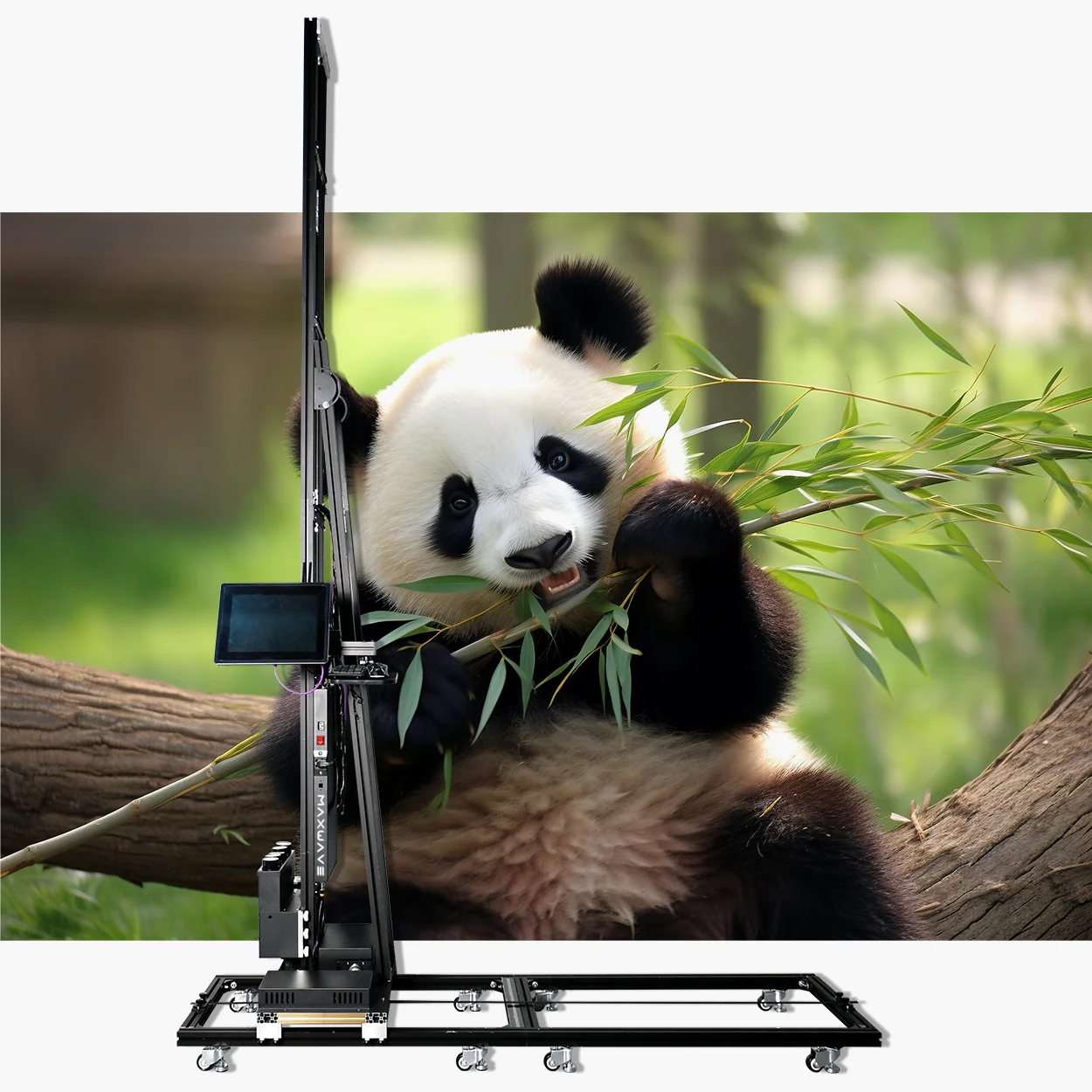 Небольшой портативный настенный принтер с 3D-эффектом вертикальный CMYKW