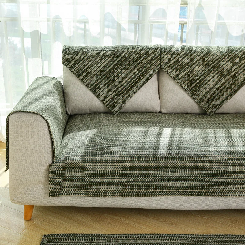 

Sofa Cover for Living Room L Shape Sofa Chaise Cover Lounge Couch Towel Cotton Linen Sofa Covers Four Seasons Universal Corner