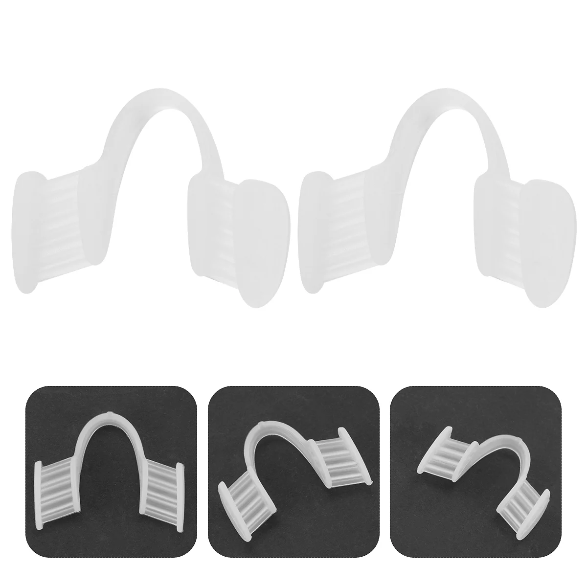 

2 Pcs Mouthguard Grinding Dental Night Splint Teeth Molar Protection Protector Anti-molar