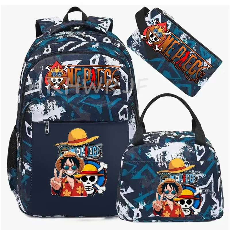 Фото Рюкзак One Piece Monkey D Luffy, универсальный, для путешествий, для ноутбука, вместительный, для поездок на работу, школьный, легкий, повседневный, Mochilas №2