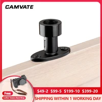 camvate wallceilingpodium mount bracket with 58 27 female thread connector for wall mounted microphoneother accessories new