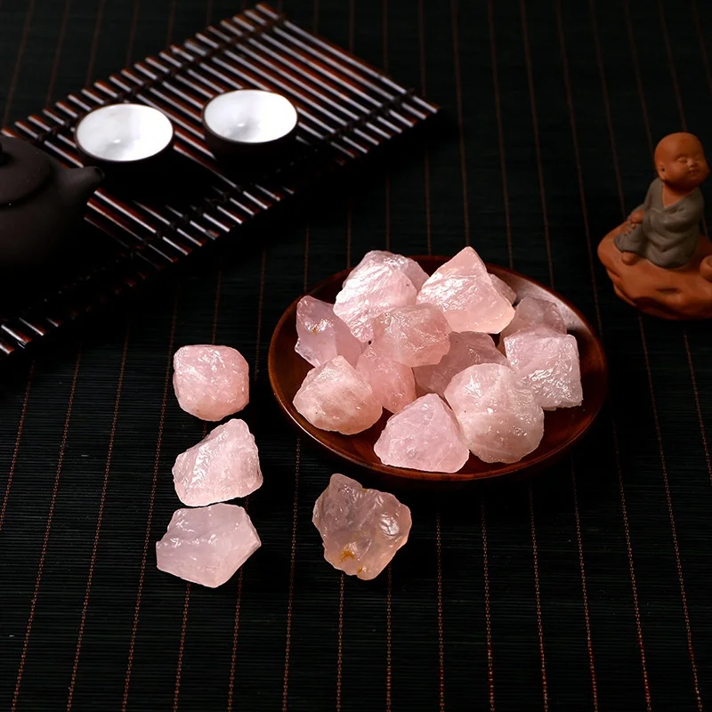 Диффузор аромата из натурального розового кристалла оригинальный камень