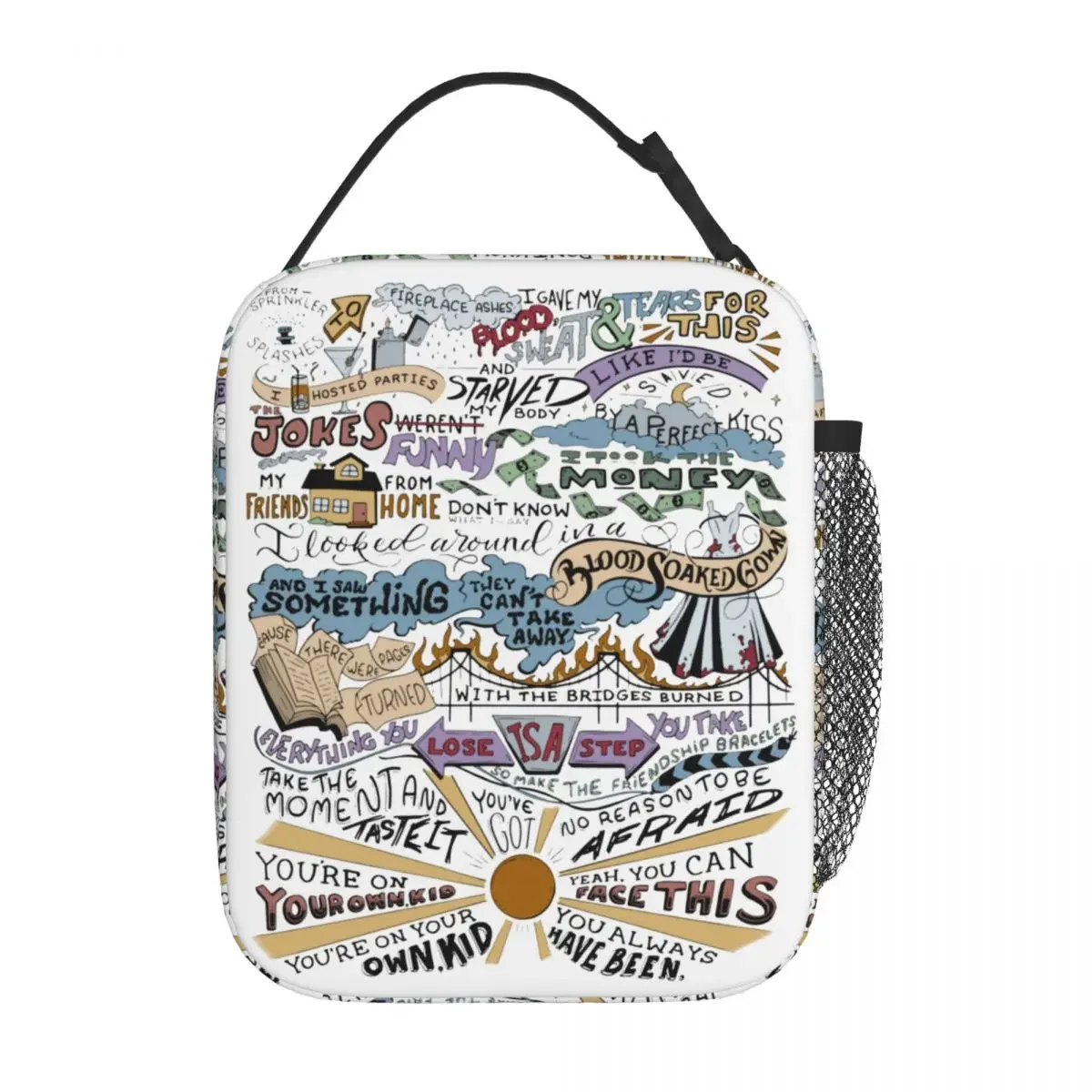 

Изолированный Ланч-бокс с изображением песни, вы сами