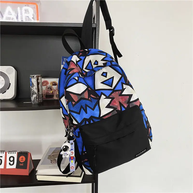 

Sen Department Ins Style Simple Backpack Female Junior High School Student High School College Student Schoolbag Male Travel