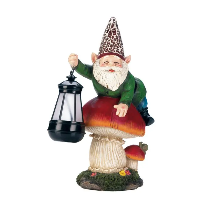 

Gnome on Mushroom Garden Statue Cloud decor Skz Room accessories for men Fake books for decoration Minature items Anime accesso