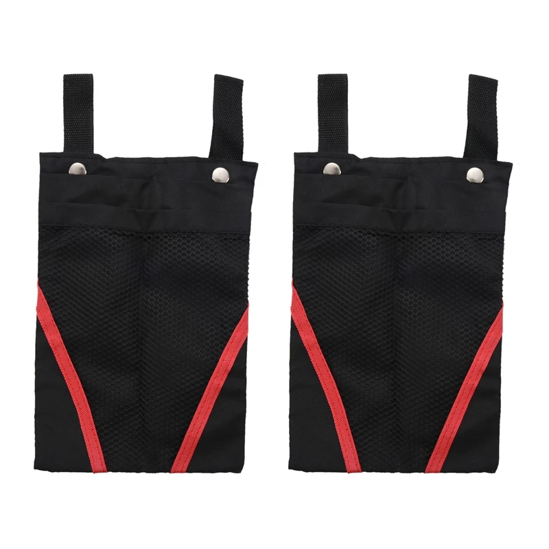 

2X Bike Handlebar Bag Front Tube Frame Cycling Packages Small Scooter Bag For Mobile Phone Bottle Key Small Items Edge