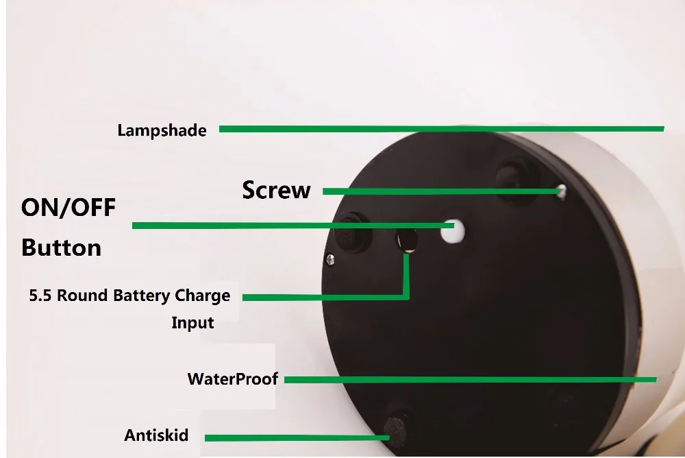 Барная настольная лампа круглый 9 цветов светильник красочный изменяемый