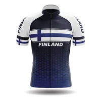 power band finland national only short sleeve cycling jersey summer cycling wear ropa ciclismo