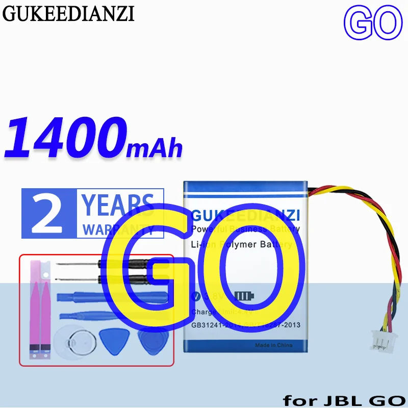 

New Bateria 1300mAh/1400mAh High Capacity Replacement Battery For JBL GO GO3 GO 3 Speaker High Quality Battery Warranty One Year