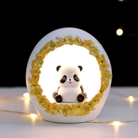 childrens birthday gifts resin crafts creative ornaments lamp cute chinas panda cartoon funny desk night light