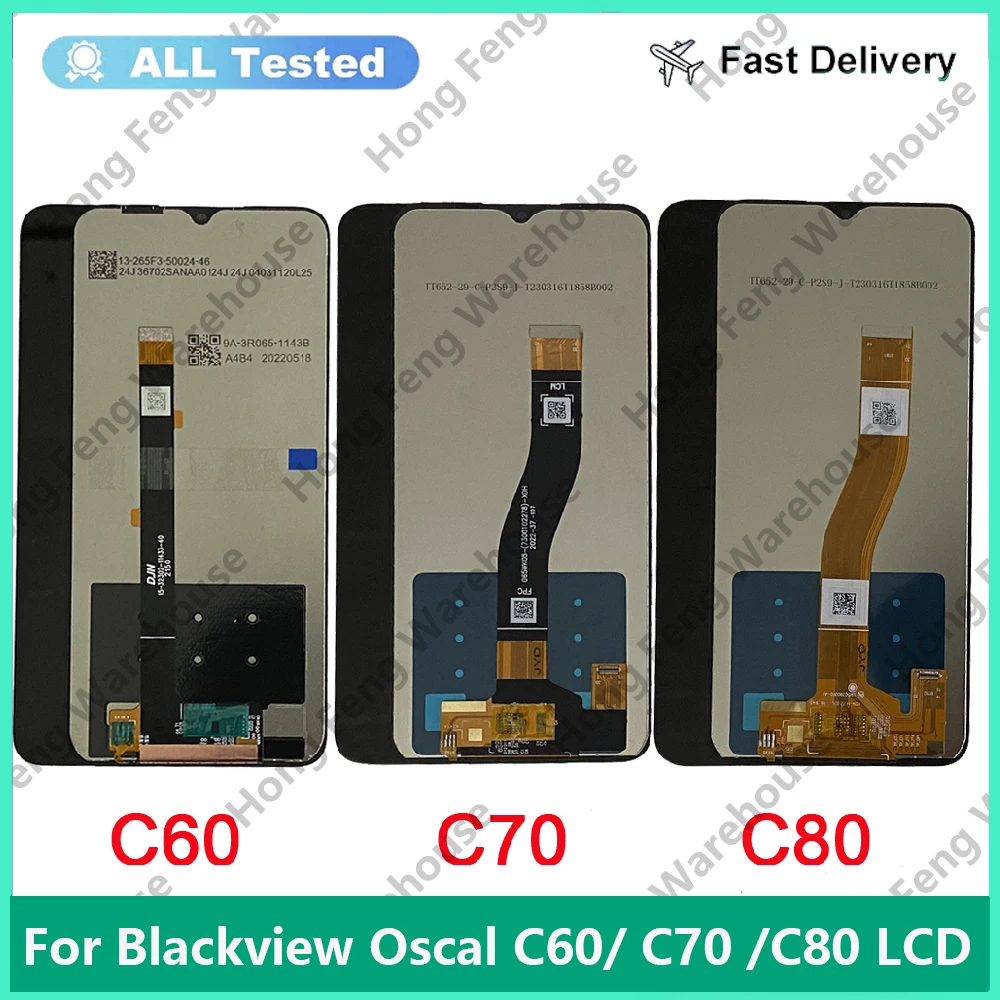 100% протестированный ЖК-дисплей OSCAL C60 C70 C80 для Blackview Oscal замена преобразователя