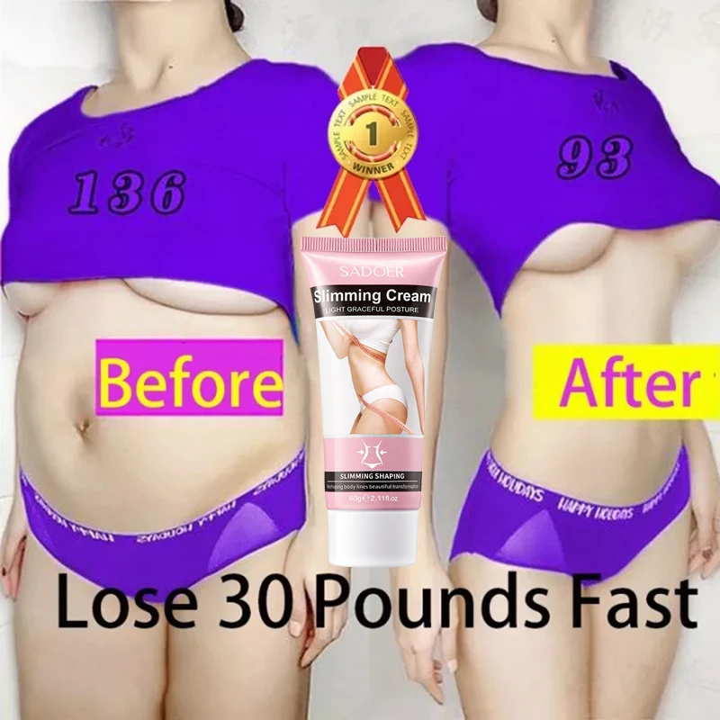 

Slimming Body Cream Losing Weight for Belly Slimming Massage Cellulite Remover Cream Skin Firming Fat Burning Body Care