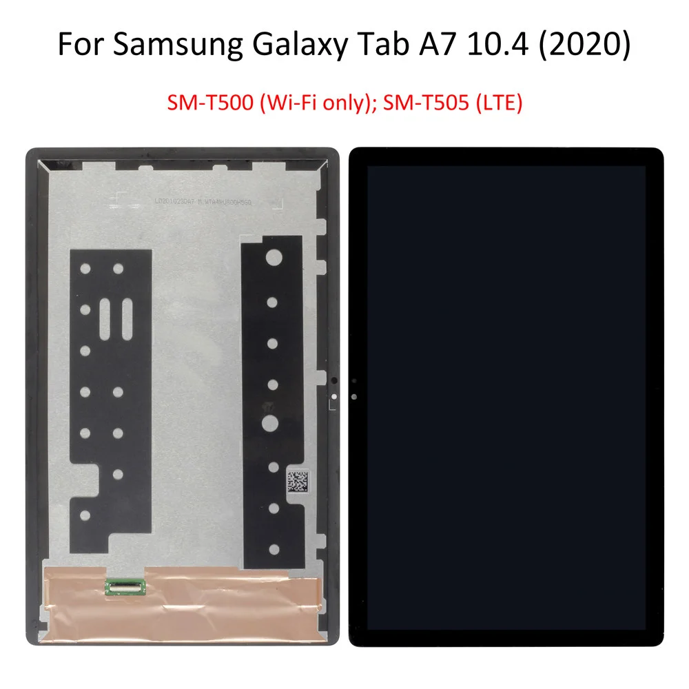 

10,4 "для Galaxy Tab A7 (2020), стандартный ЖК-экран и сенсорный экран, замена компонентов дигитайзера