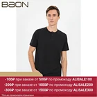 Базовая мужская футболка с воротником-хенли regular fit Baon B731205
