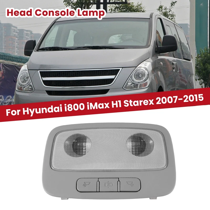 92870-4H100 серая автомобильная лампа для чтения Hyundai I800 Imax H1 Starex 2007-2015 928704H100TX