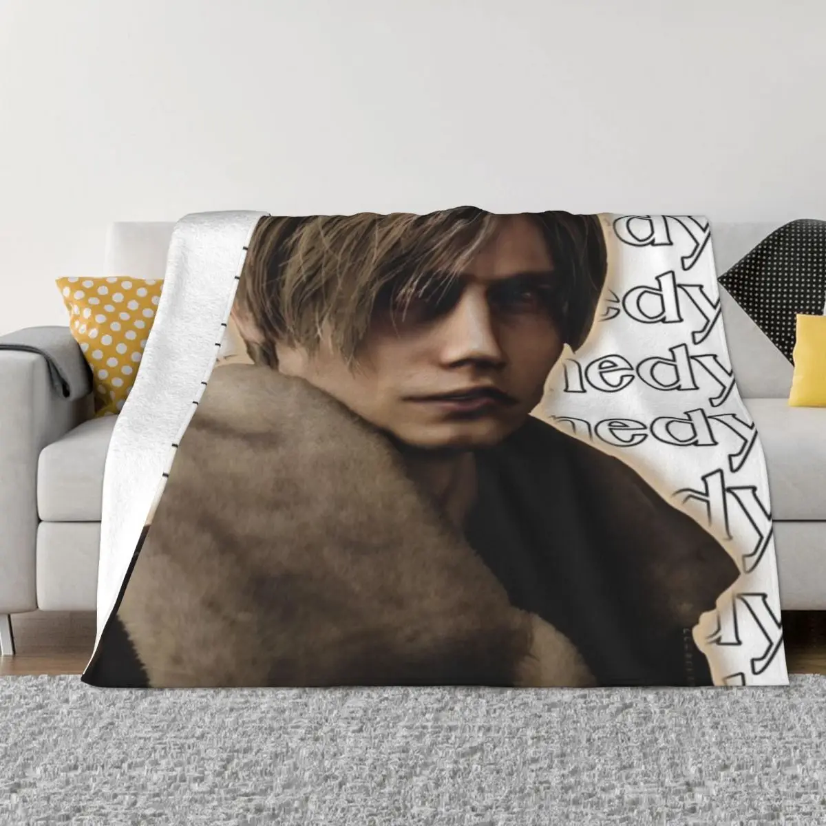 Ультрамягкое Флисовое одеяло LEON SCOT KENNEDY