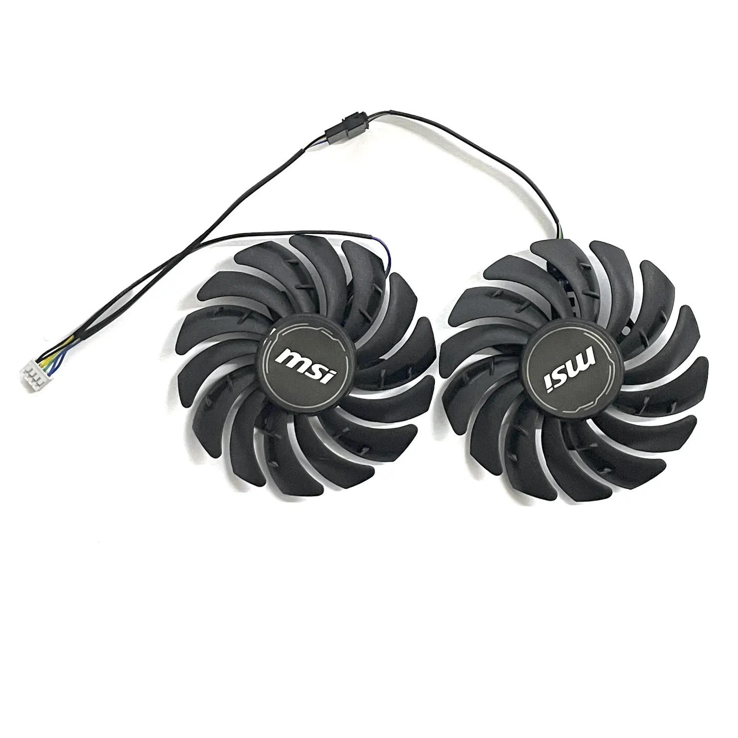 Фото Вентилятор для видеокарты MSI RADEON RX 5600 5700 XT MECH OC, 4 контакта, 87 мм №3