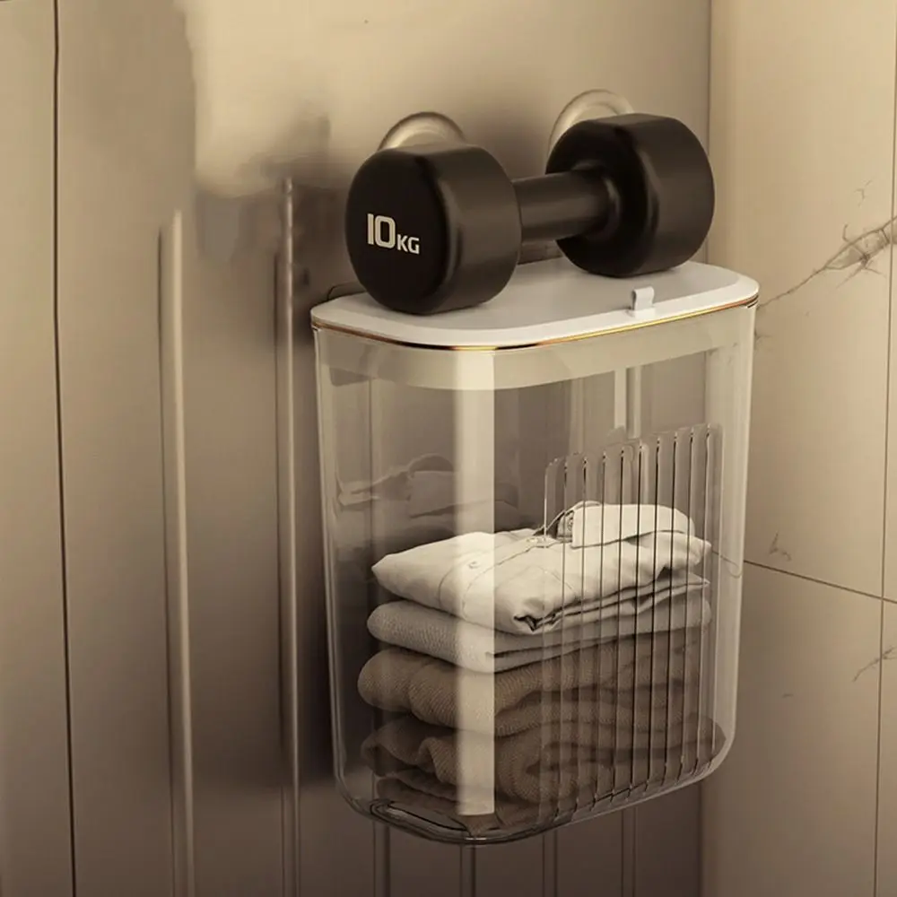 Пластиковая настенная корзина для хранения полотенец и белья