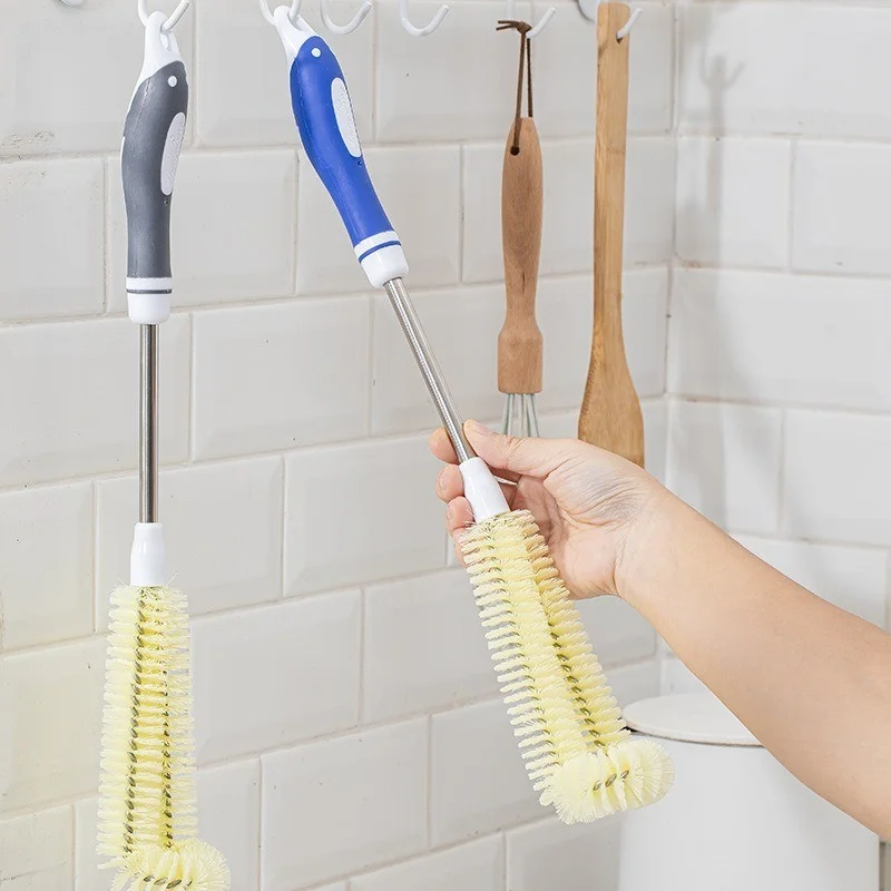 

Кружка-щетка для мытья волос, с длинной ручкой