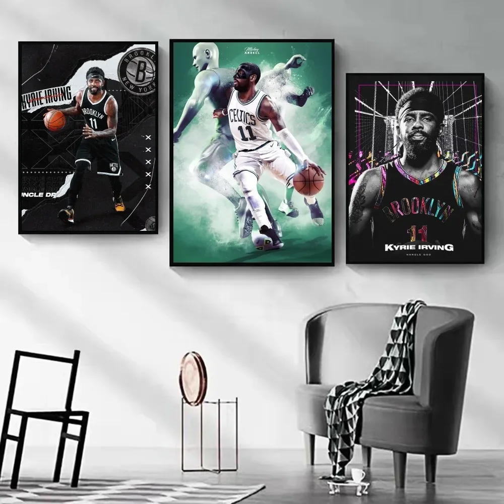 Современный стиль баскетболиста K-Kyrie-I-Irving плакат наклейка для дома гостиная
