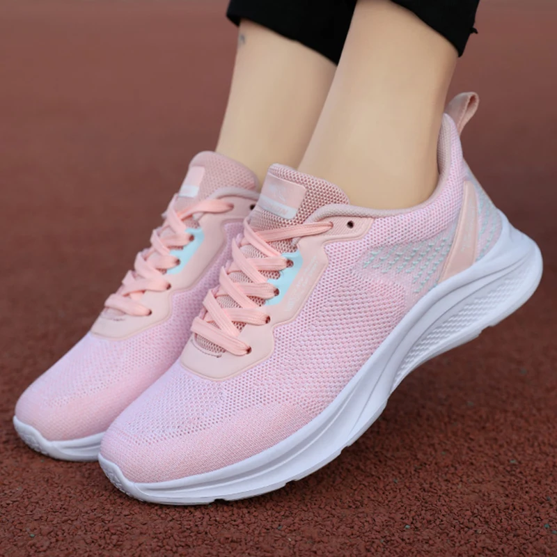 Breathable Women's Vulcanized Shoes Anti-slip Women Casual Shoes Lightweight Female Flat Shoes Summer Outdoor Soft Sneakers 2023