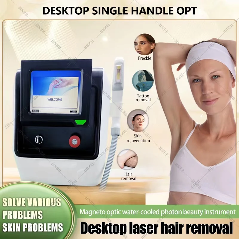 

High quality Portable IPL /OPT/Elight Hair removal and skin whitening 640nm 530nm 480nm 560nm 4wavelength for salon machine