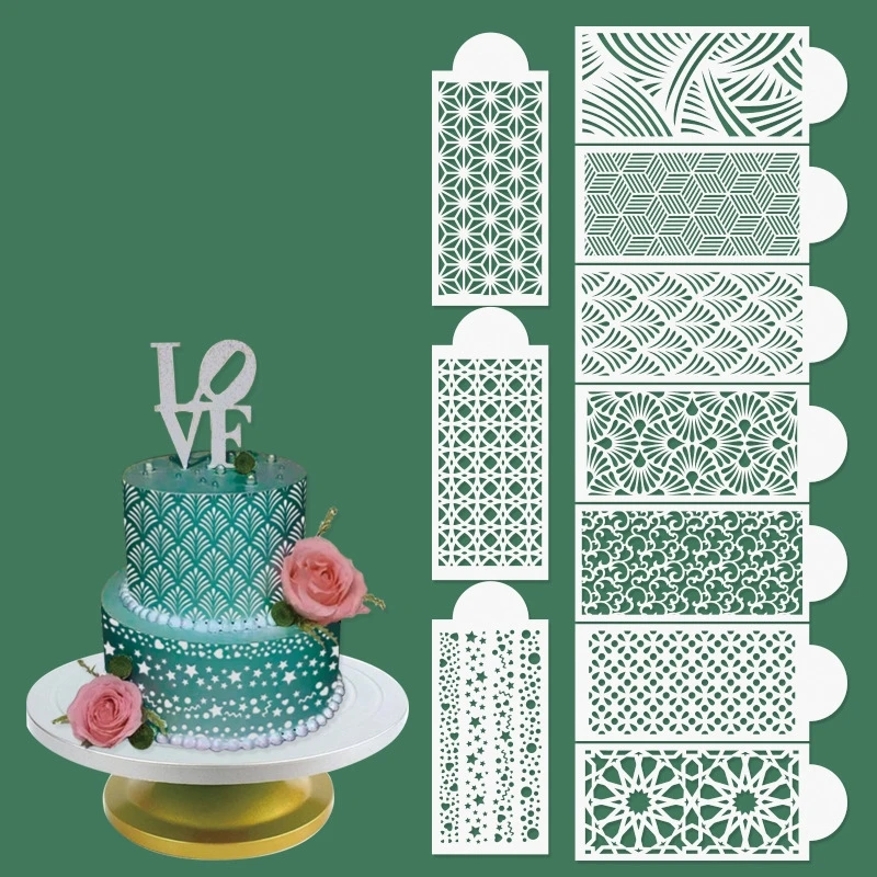 

10Pcs/Set 26cm Totem Geometry DIY Layering Stencils Painting Scrapbook Coloring Embossing Album Decorative Template