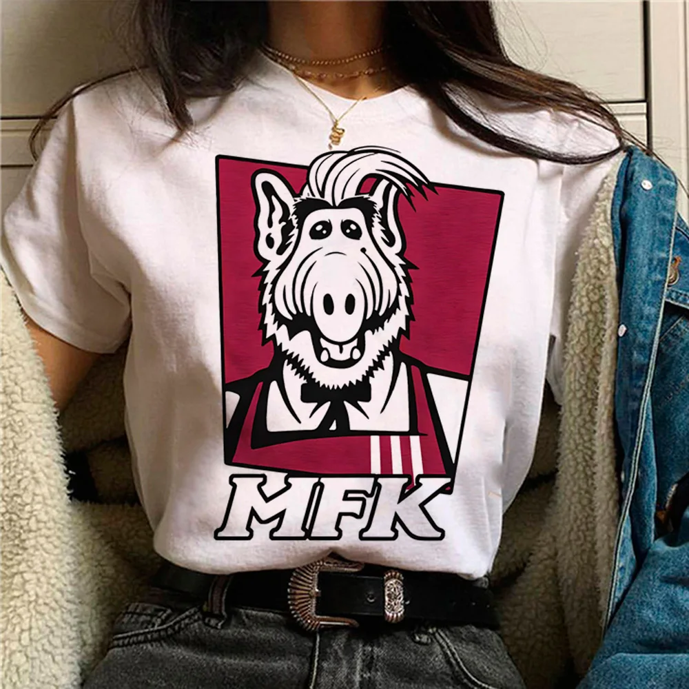 Футболка Alf женская футболка с графическим рисунком забавная дизайнерская