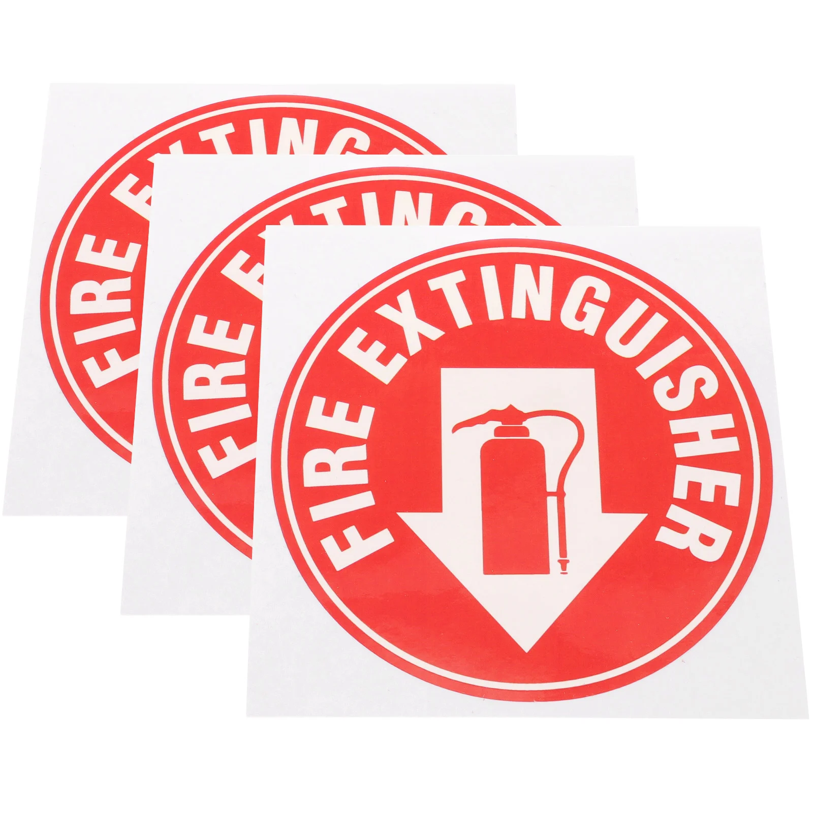 3 шт. наклейка на огнетушитель знак для безопасности круглая самоклеящаяся