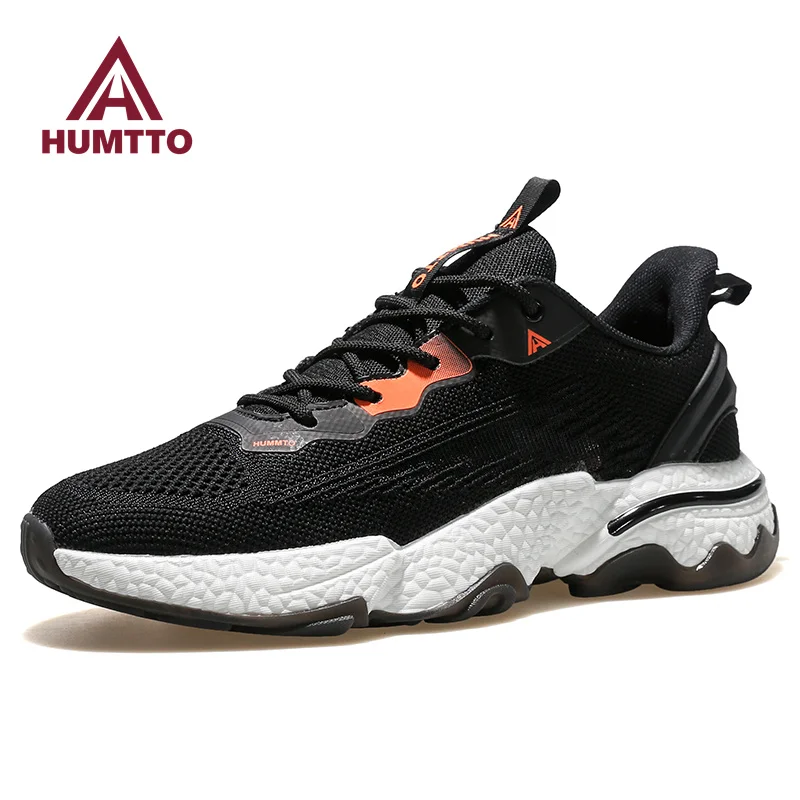 HUMTTO Running Shoes Sneakers for Men 2022 Breathable Jogging Trail Man Sport Luxury Designer Mens Shoes Brand Casual Trainers