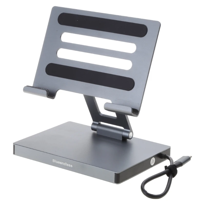 Док-станция типа C из алюминиевого сплава концентратор 9 в 1 USB3.0 передача данных 5