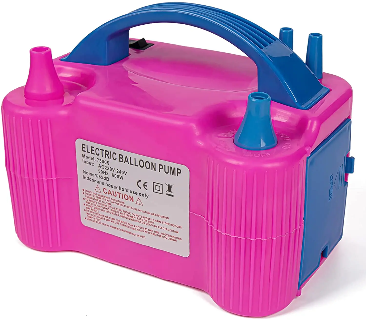 

1PC EU Plug High Voltage Double Hole Air Compressor Electric Balloon Inflator Pump Air Blower Balloon Pump