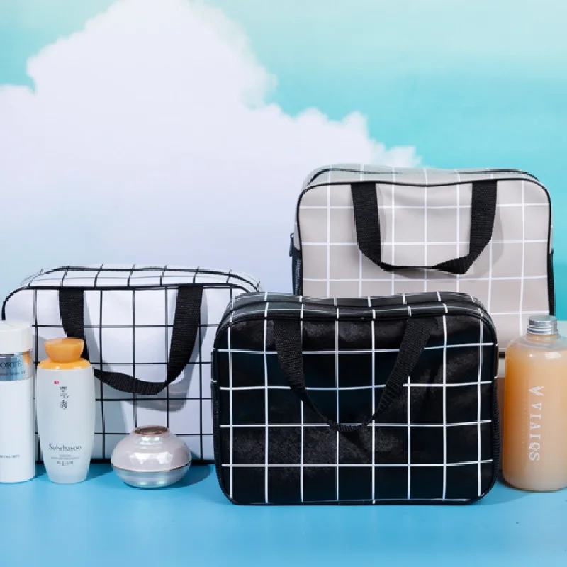 

Женская дорожная косметичка на молнии, с цветочным принтом