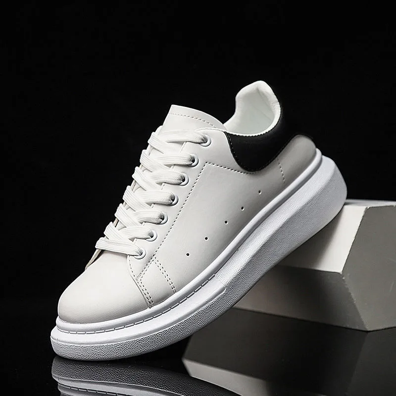 Couple Ins Small White Shoes Men Women Vulcanized Shoes 2023 New Student Skate Shoes Fashion Thick Bottom Increased Casual Shoes