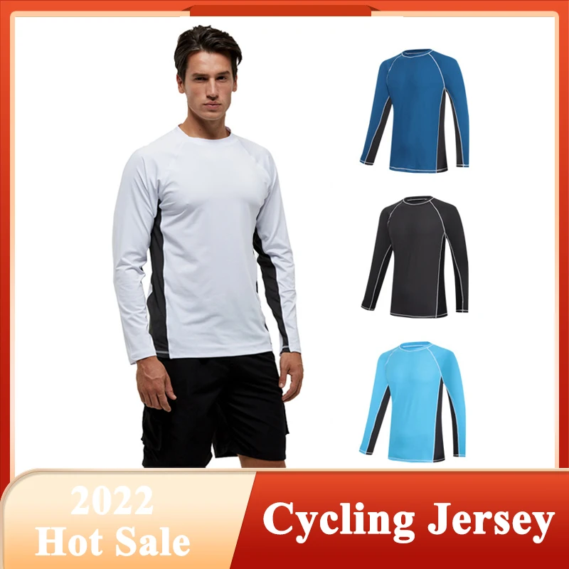 

Summer Cycling Jersey MTB Road Motocross Shirt Men Breathable Mountain Bike Long Sleeve Racing Professional Clothes 2022 Hot