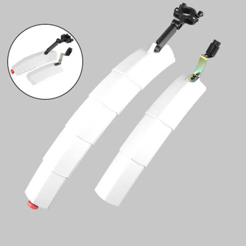 Telescopic Folding Bicycle Fender Set with Taillight MTB Mudguard Front Rear for Road Bike Mud Guard |