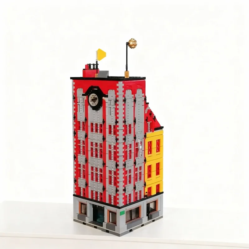 Фото 7332 детали MOC: Архитектурная модель Вима Рёлантса, конструктор, рождественский подарок, творческая идея, развивающий конструктор, кирпичики для сборки №1