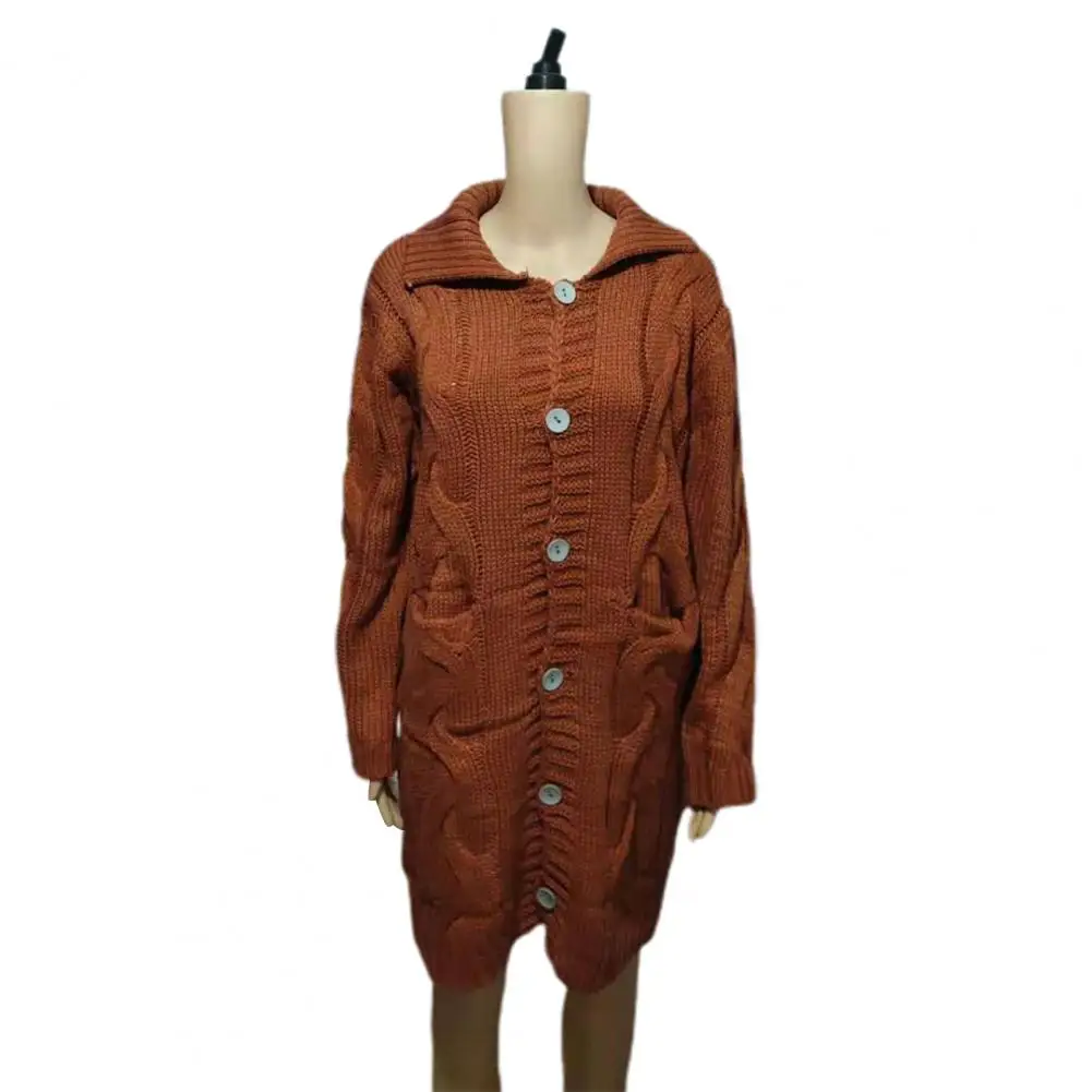 

Модный Теплый Женский Однотонный свитер до середины икры с завязками, куртка, пальто, Женский трикотажный свитер, кардиган, свитер, пальто