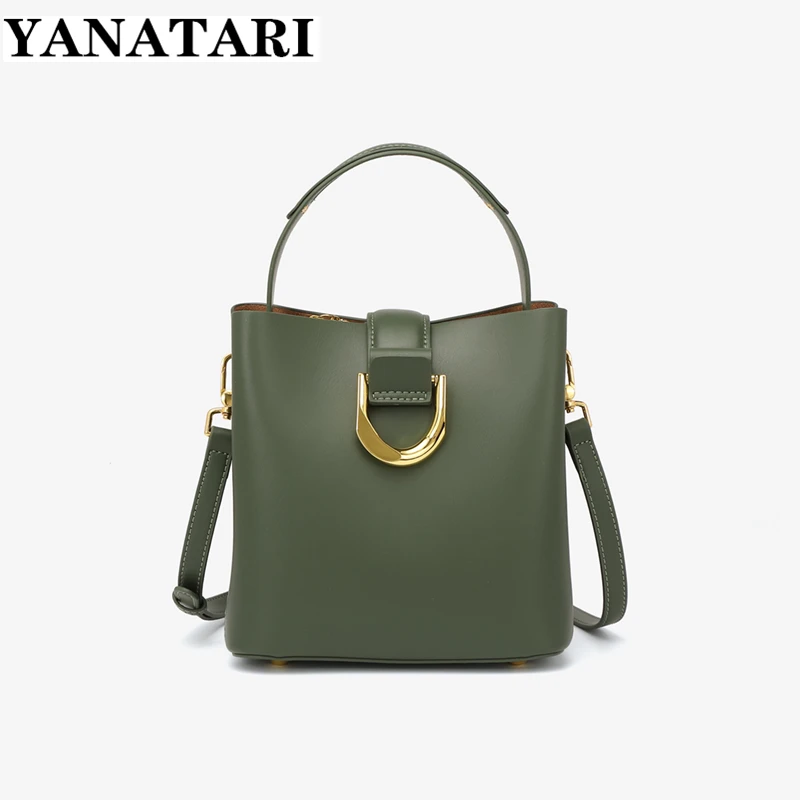 YANATARI Fashion Leather Woman Handbags Luxury Designer Female Shoulder Bags New trend All-match Messenger bags Small Square Bag