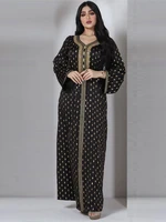 ramadan black kaftan abaya dubai turkey islam hijab muslim long modest dress abayas for women caftan robe longue femme musulmane