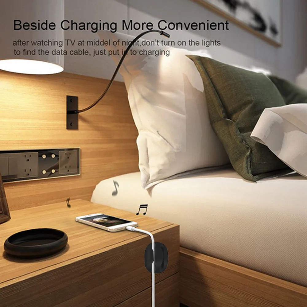 4 шт. держатель-органайзер для кабеля и мыши